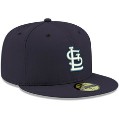 St. Louis Cardinals White Logo 59FIFTY Fitted Hat - Navy | New Era
