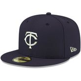 Minnesota Twins White Logo 59FIFTY Fitted Hat - Navy | New Era