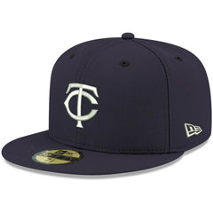 Minnesota Twins White Logo 59FIFTY Fitted Hat - Navy | New Era