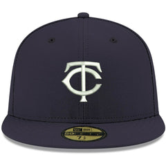 Minnesota Twins White Logo 59FIFTY Fitted Hat - Navy | New Era