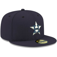 Houston Astros White Logo 59FIFTY Fitted Hat - Navy | New Era