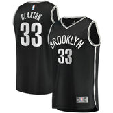 Nicolas Claxton Brooklyn Nets Fast Break Replica Jersey - Icon Edition - Black | Fanatics shop
