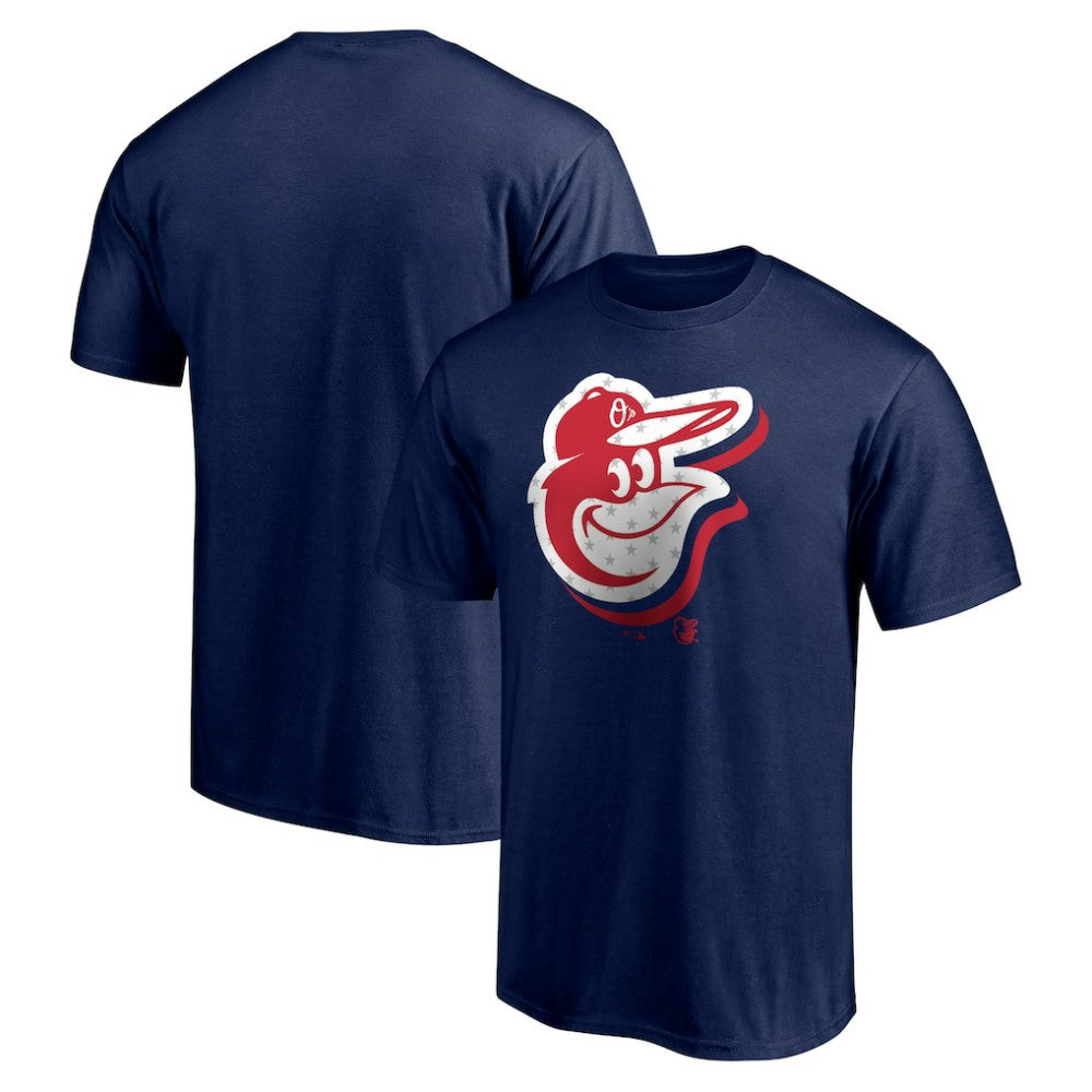 Baltimore Orioles Red White and Team T-Shirt - Navy