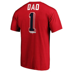 Los Angeles Angels Number One Dad T-Shirt - Red