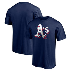Athletics Red White and Team T-Shirt - Navy