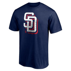 San Diego Padres Red White and Team T-Shirt - Navy