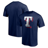 Texas Rangers Red White and Team T-Shirt - Navy