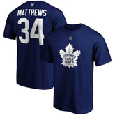 Auston Matthews Toronto Maple Leafs Fanatics Big & Tall Name & Number T-Shirt Blue