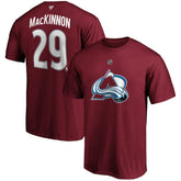 Nathan MacKinnon Colorado Avalanche Fanatics Big & Tall Name & Number T-Shirt Burgundy