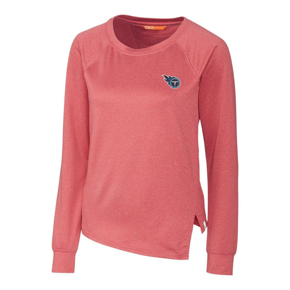 Tennessee Titans Cutter & Buck Women's Jackson Pullover Sweatshirt - Heathered Red sale