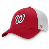 Washington Nationals Team Core Unstructured Trucker Adjustable Hat - Red/White