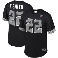 Emmitt Smith Dallas Cowboys Retired Player Name & Number Mesh Top - Black outlet