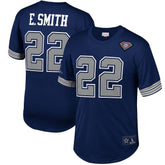 Emmitt Smith Dallas Cowboys Retired Player Name & Number Mesh Top - Navy for sale