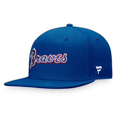 Atlanta Braves Cooperstown Collection Fitted Hat - Royal
