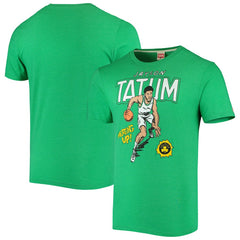 Jayson Tatum Boston Celtics Homage Comic Book Player Tri-Blend T-Shirt - Kelly Green shop