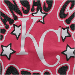 Kansas City Royals Girls Youth Jersey Stars V-Neck T-Shirt - Pink | New Era