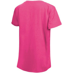 Washington Nationals Girl's Youth Jersey Stars V-Neck T-Shirt - Pink | New Era