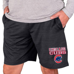Chicago Cubs Concepts Sport Bullseye Knit Jam Shorts - Charcoal