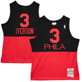 Allen Iverson Philadelphia 76ers 2003/04 Hardwood Classics Reload 2.0 Swingman Jersey - Black | Mitchell & Ness sale