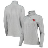 Tampa Bay Buccaneers Vineyard Vines Women's Sankaty Shep Half-Zip Pullover Top - Heather Gray online