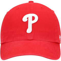Philadelphia Phillies Youth Team Logo Clean Up Adjustable Hat - Red | 47 brand