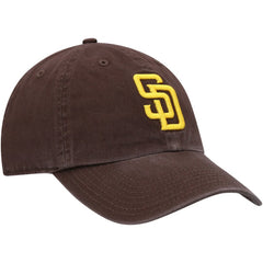 San Diego Padres Youth Team Logo Clean Up Adjustable Hat - Brown | 47 brand