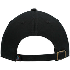 Miami Marlins Youth Team Logo Clean Up Adjustable Hat - Black | 47 brand