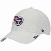 Tennessee Titans '47 Women's Team Miata Clean Up Adjustable Hat - White on sale