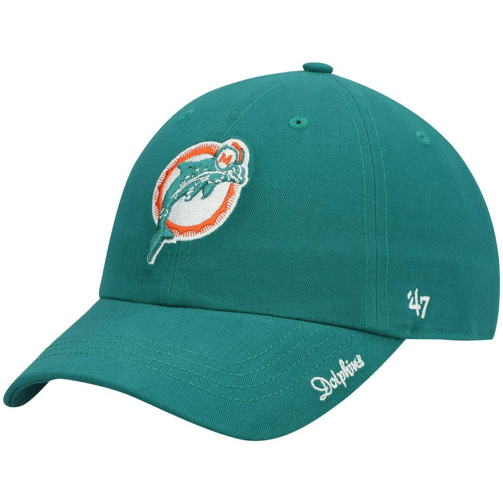 Miami Dolphins '47 Women's Miata Clean Up Adjustable Hat - Aqua cheap