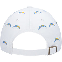 Los Angeles Chargers '47 Women's Team Confetti Clean Up Adjustable Hat - White cheap