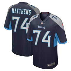 Bruce Matthews Tennessee Titans Retired Player Jersey - Navy | Nike online