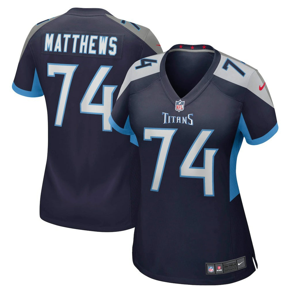 Bruce Matthews Tennessee Titans Women's Retired Player Jersey - Navy | Nike on sale