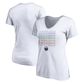 Buffalo Sabres Women's City Pride V-Neck T-Shirt White