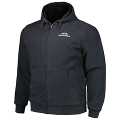 Seattle Seahawks Dunbrooke Big & Tall Dakota Canvas Hoodie Full-Zip Jacket - Charcoal outlet