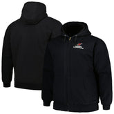 Arizona Cardinals Dunbrooke Big & Tall Dakota Canvas Hoodie Full-Zip Jacket - Black outlet