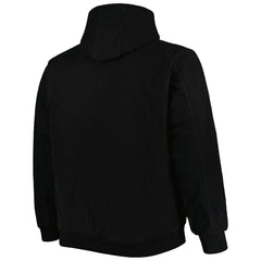 Minnesota Vikings Dunbrooke Big & Tall Dakota Canvas Hoodie Full-Zip Jacket - Black for sale