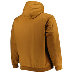 Buffalo Bills Dunbrooke Big & Tall Dakota Canvas Hoodie Full-Zip Jacket - Tan cheap