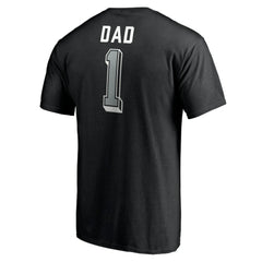 Los Angeles Kings Number One Dad Logo T-Shirt Black