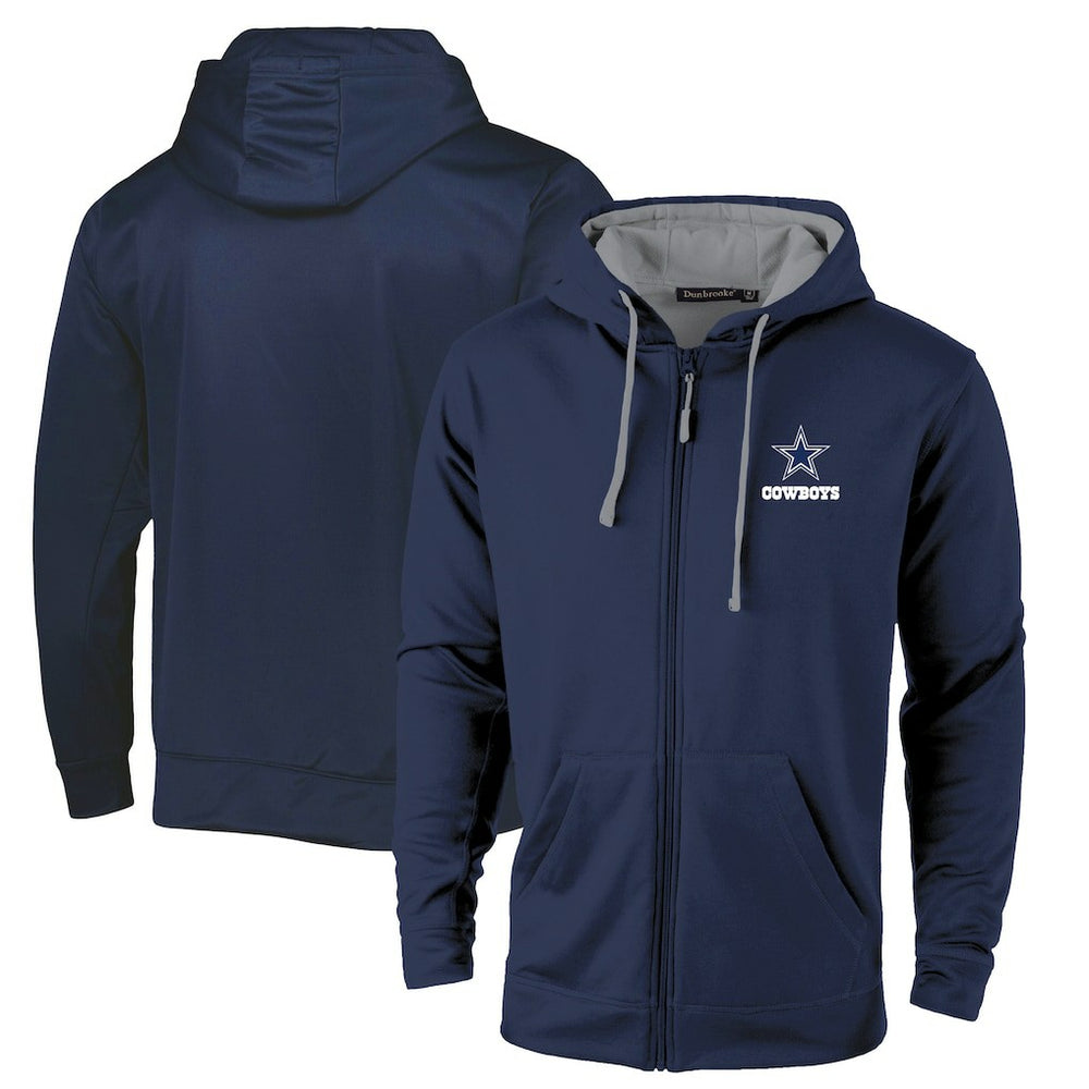 Dallas Cowboys Dunbrooke Apprentice Full-Zip Hoodie - Navy/Gray online
