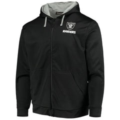 Las Vegas Raiders Dunbrooke Apprentice Full-Zip Hoodie - Black/Gray outlet