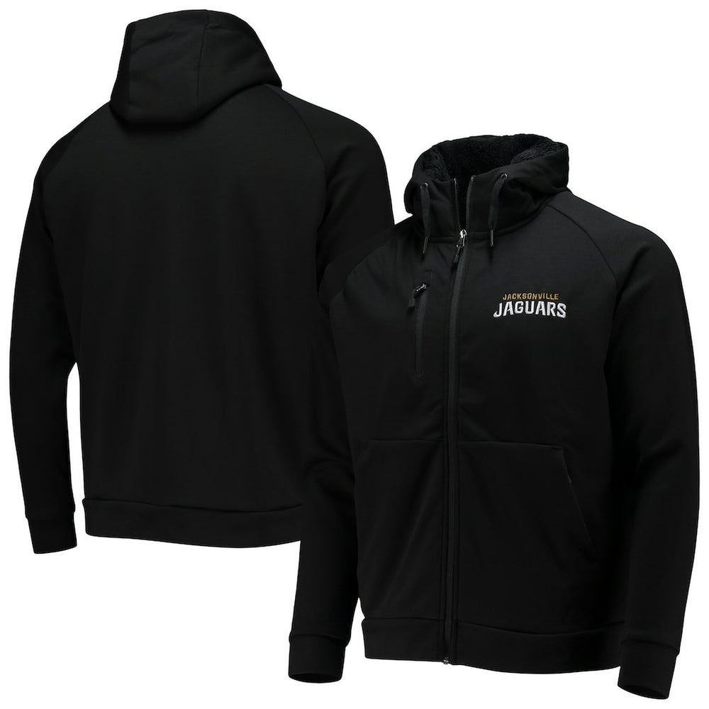 Jacksonville Jaguars Dunbrooke Shag Tri-Blend Full-Zip Raglan Hoodie - Black outlet