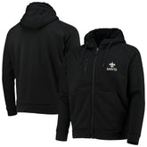 New Orleans Saints Dunbrooke Shag Tri-Blend Full-Zip Raglan Hoodie - Black on sale