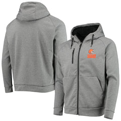 Cleveland Browns Dunbrooke Shag Tri-Blend Full-Zip Raglan Hoodie - Charcoal outlet