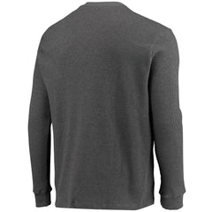 Chicago Bears Dunbrooke Logo Maverick Thermal Henley Long Sleeve T-Shirt - Heathered Gray for sale