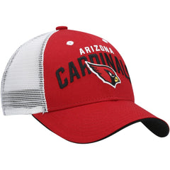 Arizona Cardinals Youth Core Lockup Adjustable Hat - Cardinal/White outlet