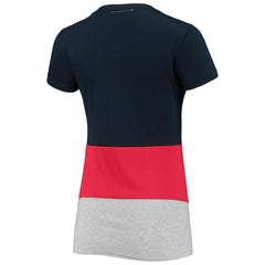 Atlanta Braves Refried Apparel Women's Sustainable Fitted T-Shirt - Navy