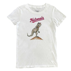 Washington Nationals Tiny Turnip Women's TT Rex T-Shirt - White