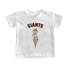 San Francisco Giants Tiny Turnip Youth Triple Scoop T-Shirt - White
