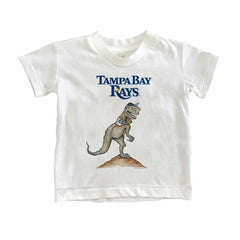 Tampa Bay Rays Tiny Turnip Youth TT Rex T-Shirt - White