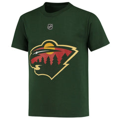 Kirill Kaprizov Minnesota Wild Youth Player Name & Number T-Shirt Green